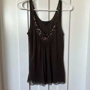 Express Beaded Tank - Sz S